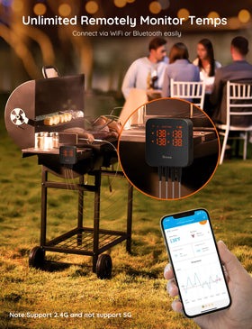 Temperature range from 32 to 572 degrees Fahrenheit for versatile cooking.