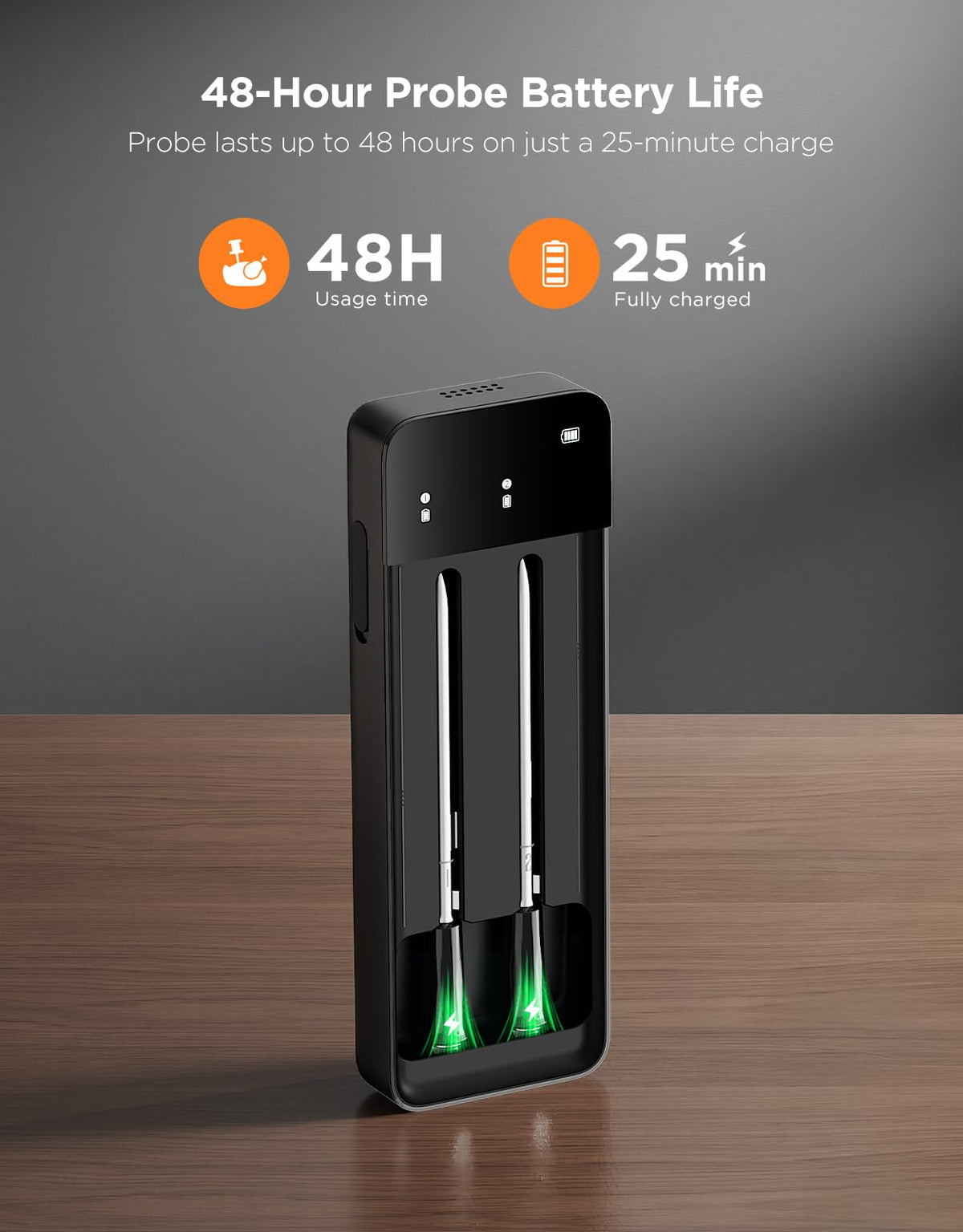 GoveeLife precision-sensor-1-8f captures accurate temps for juicy results.