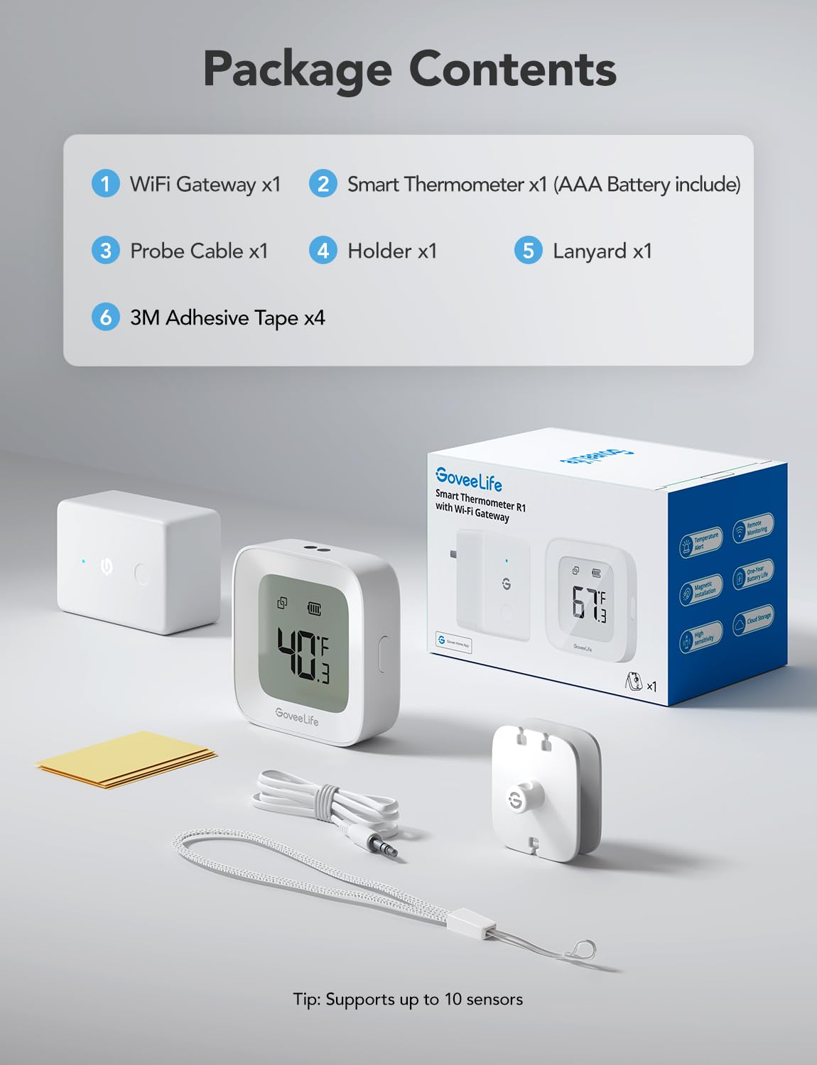 GoveeLife device uses 2.4 GHz wifi for reliable connectivity