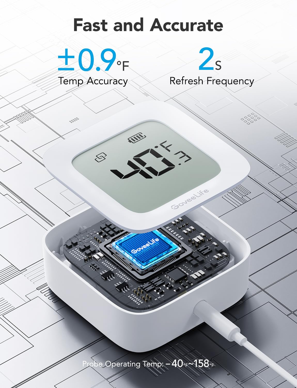 GoveeLife app alerts notify about out-of-range temperatures