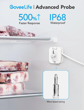 GoveeLife holder and magnet for secure placement inside fridge
