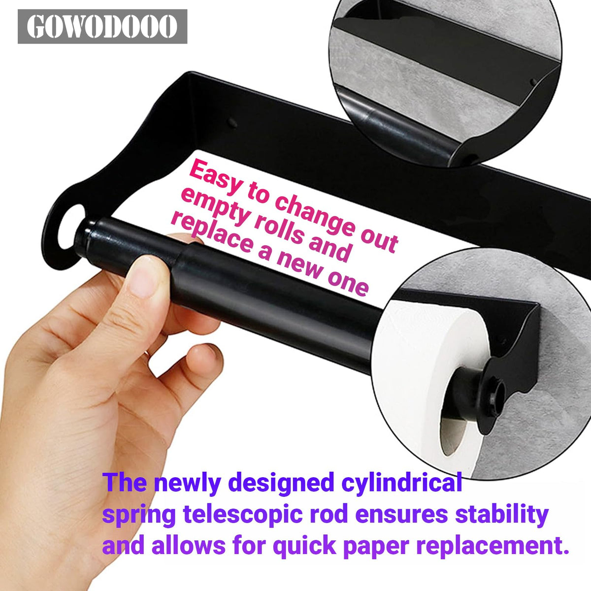 GOWODOOO waterproof and rustproof steel construction withstands moisture and daily use.