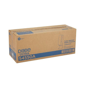 Georgia-Pacific Dixie Ultra two-ply embossed napkins compatible with dispenser.