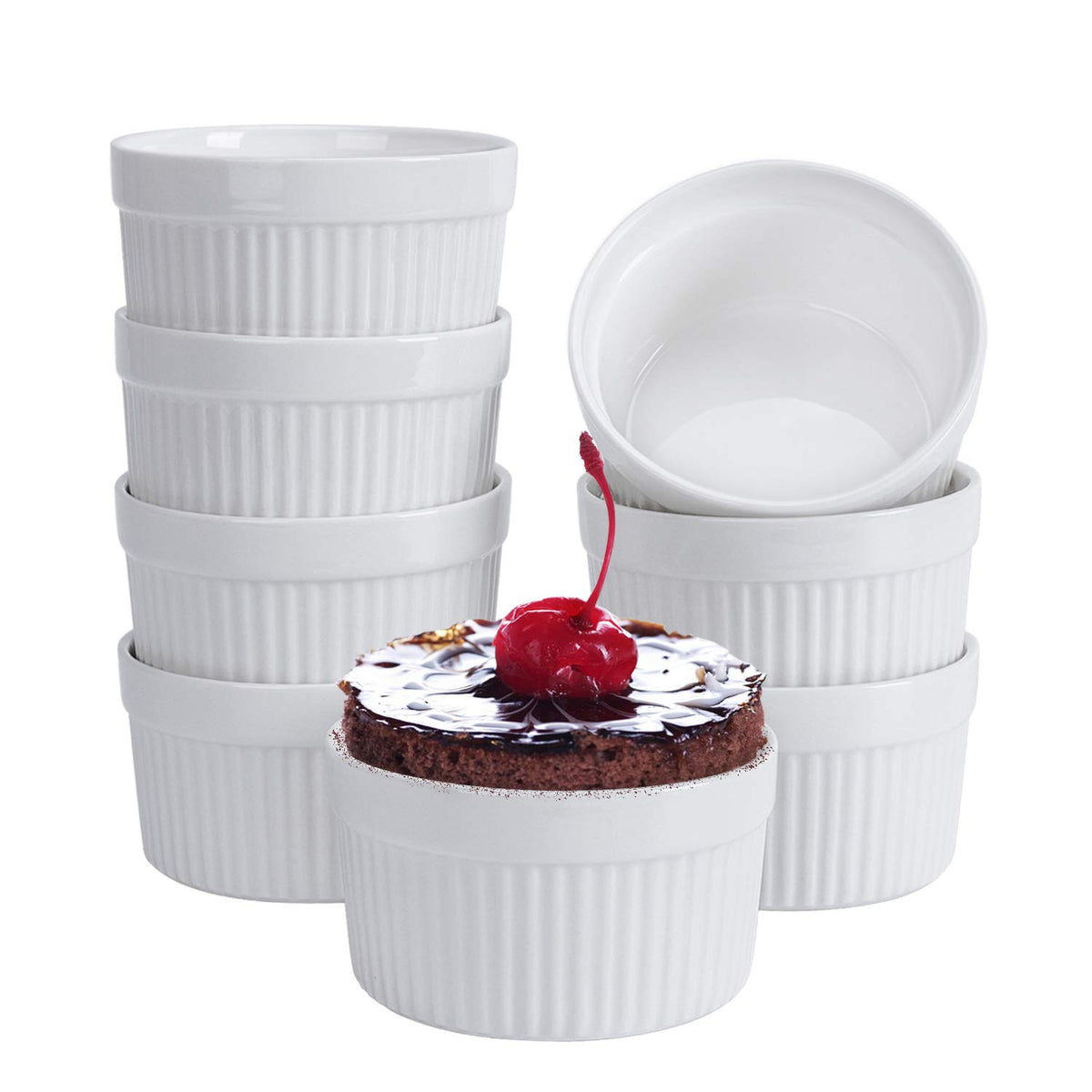 GPYG 6oz ramekins set of 8 for perfect single-serve desserts.