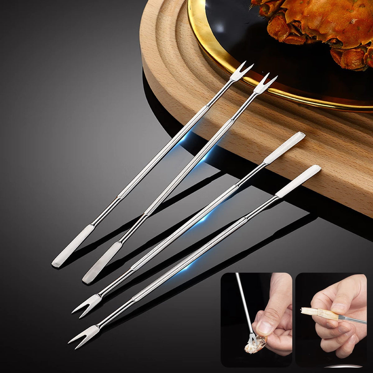 GPYG seafood scissors two-piece tool for quick shell opening.