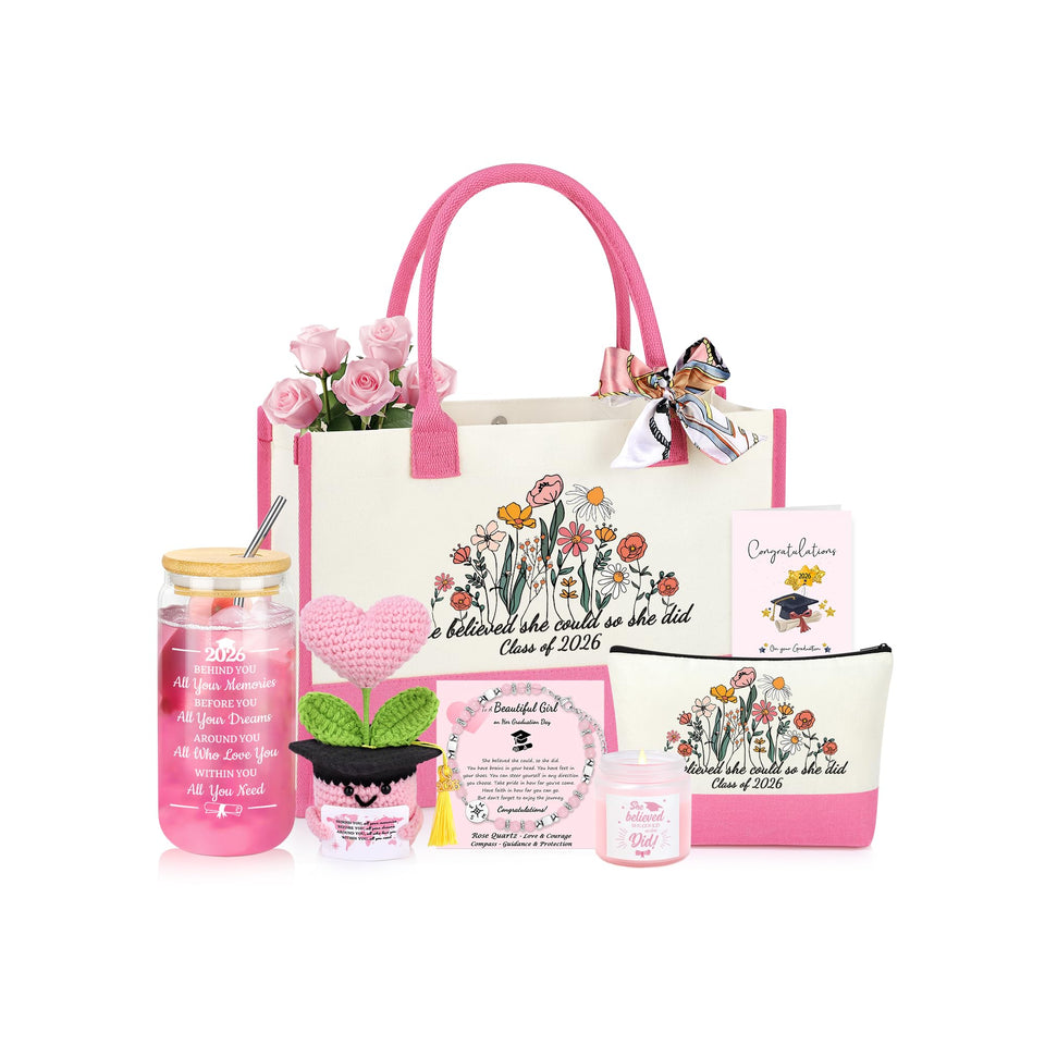 GQDECOR graduation tote bag ready for campus celebrations and daily use.