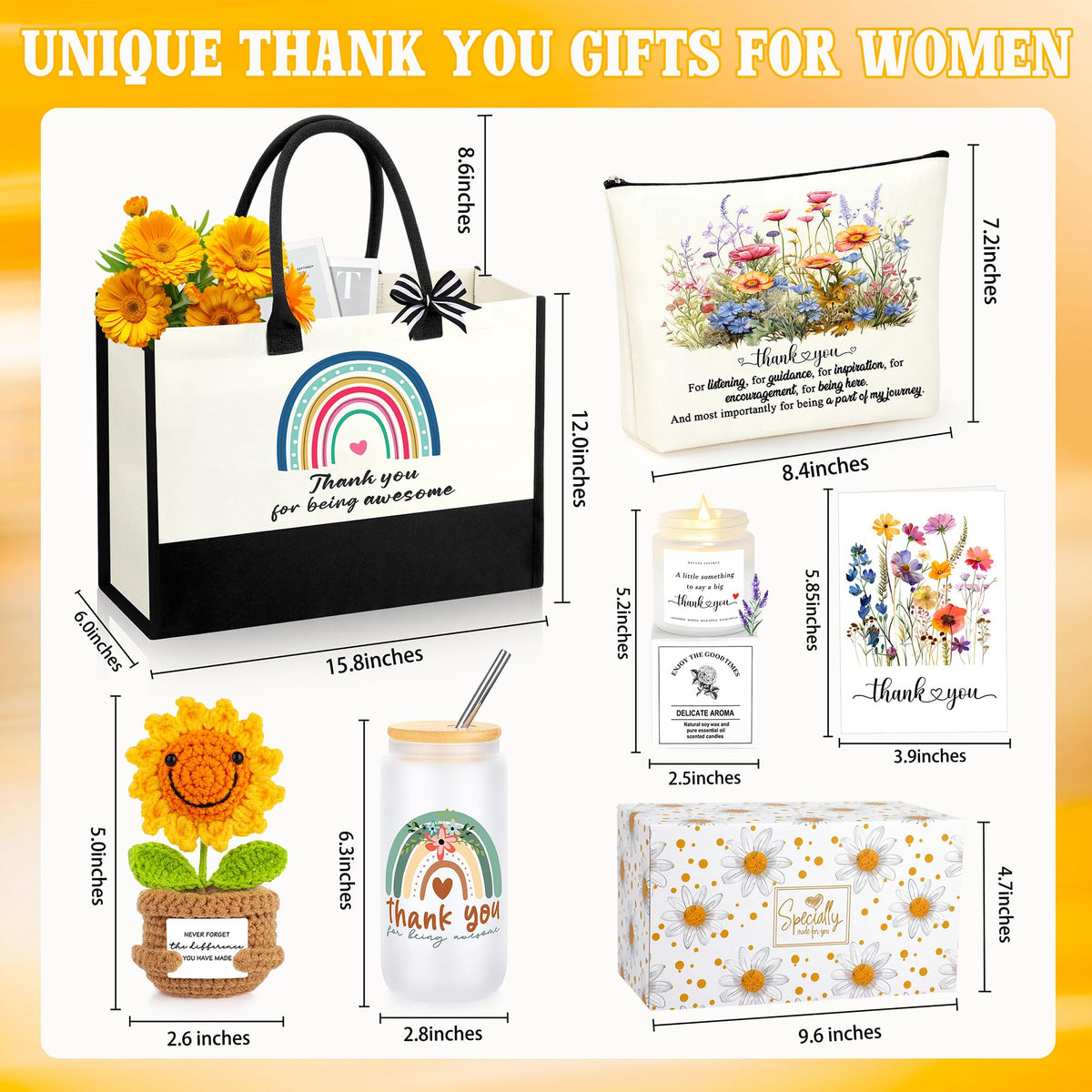GQDECOR gift box ready for gifting with six thoughtful items