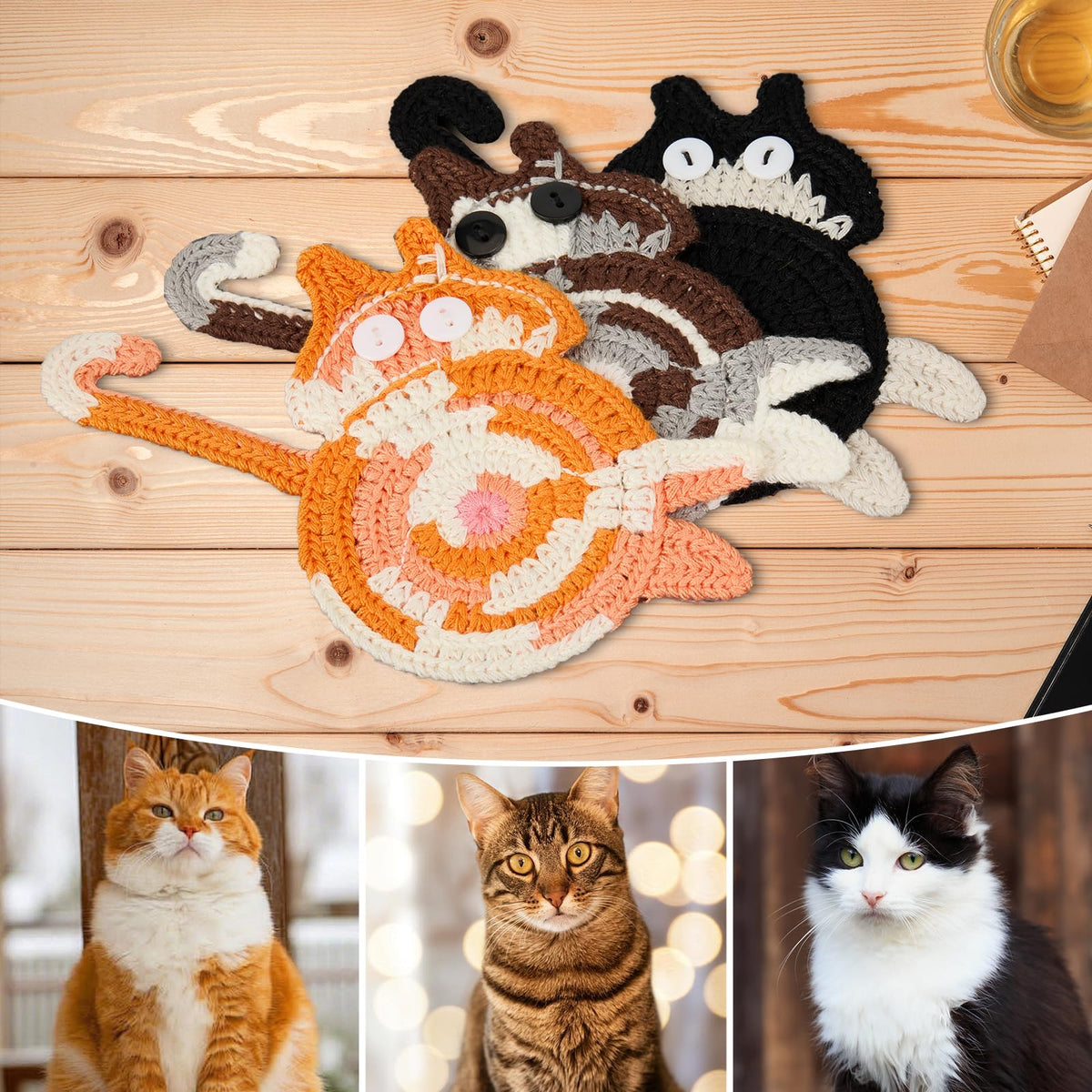 Graceice cat gifts coaster is ideal for coffee and tea.
