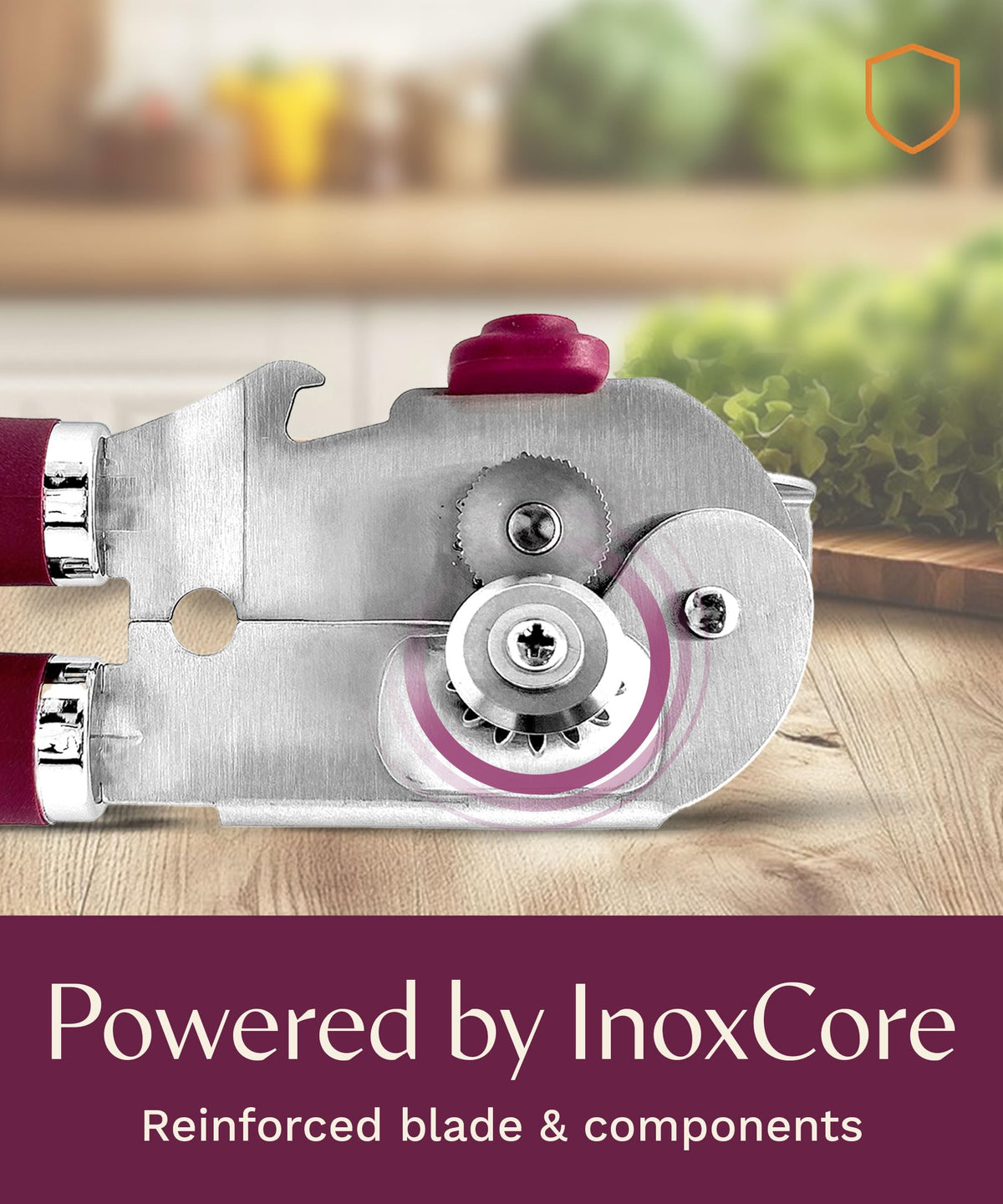 Graceliving premium magnetic can opener soft-touch handle provides comfortable grip