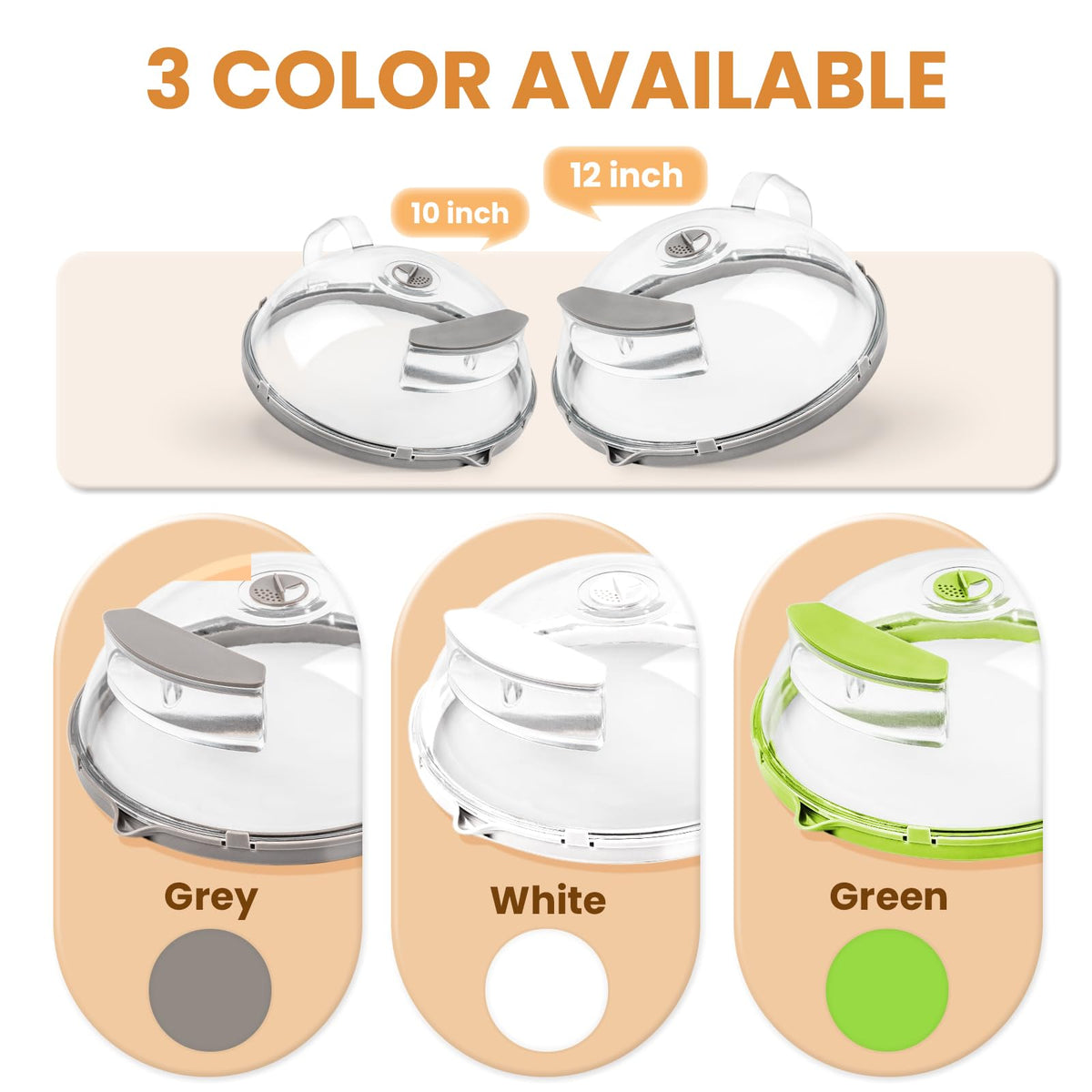 Compact dimensions fit most microwaves and save space