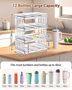 Gracenal BPA-free, rust-proof design simplifies cleaning and storage.