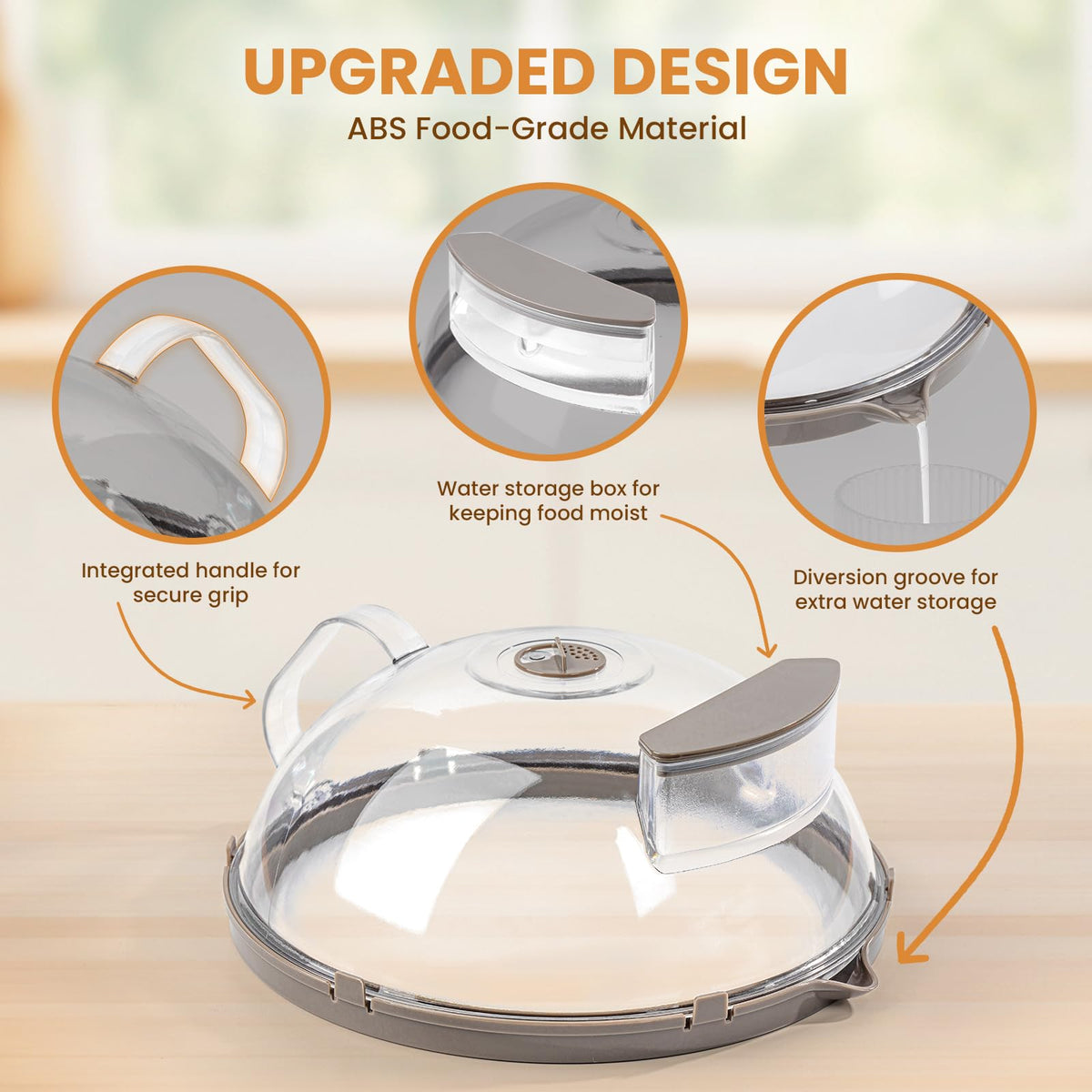 Water storage box helps maintain moisture during reheating
