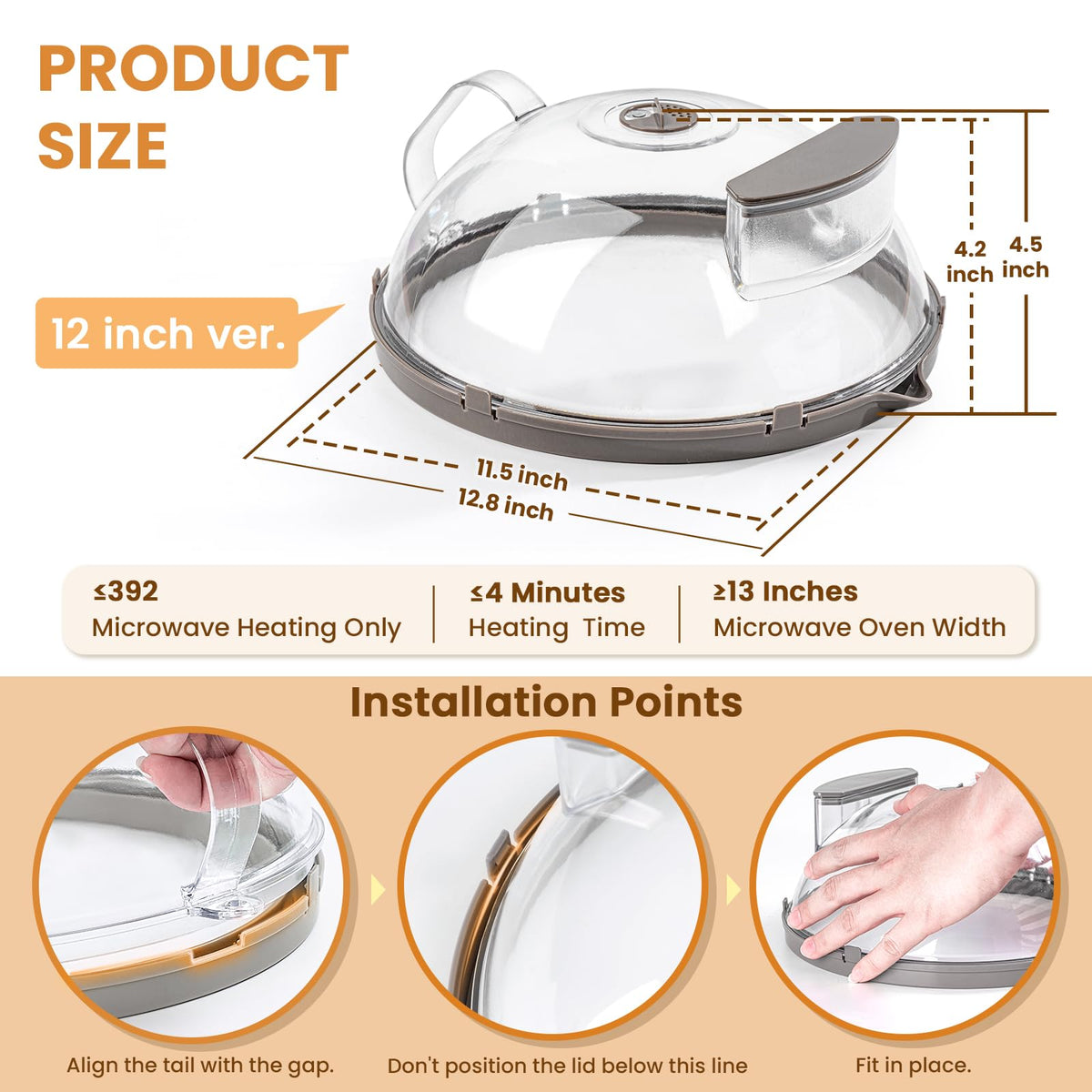 Multi functional lid keeps food warm and fresh