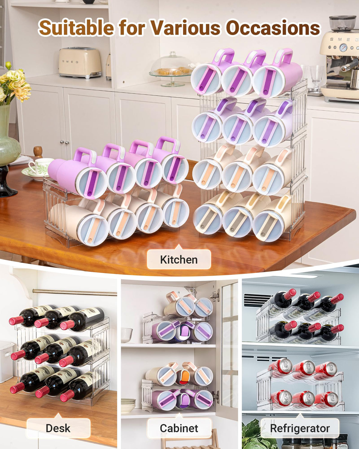 Gracenal transparent design adds modern style to any kitchen space.