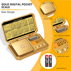 GRAM PRES precision sensor provides stable 0.01 g measurements for small objects.