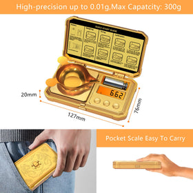 GRAM PRES stainless steel platform supports tiny items with a durable surface.