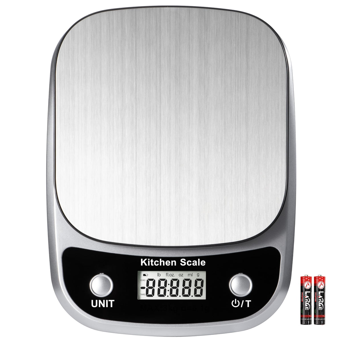 GRAM PRES scale top view shows 10kg capacity for precise cooking
