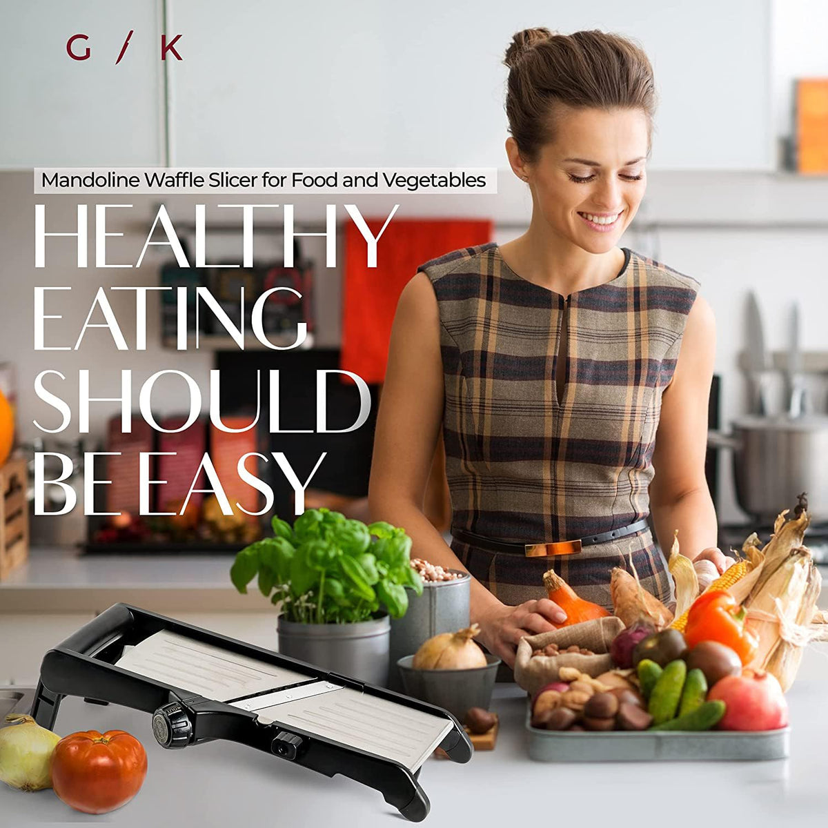 Gramercy safety gloves included for worry-free slicing safety