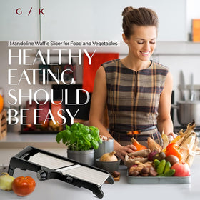 Gramercy safety gloves included for worry-free slicing safety