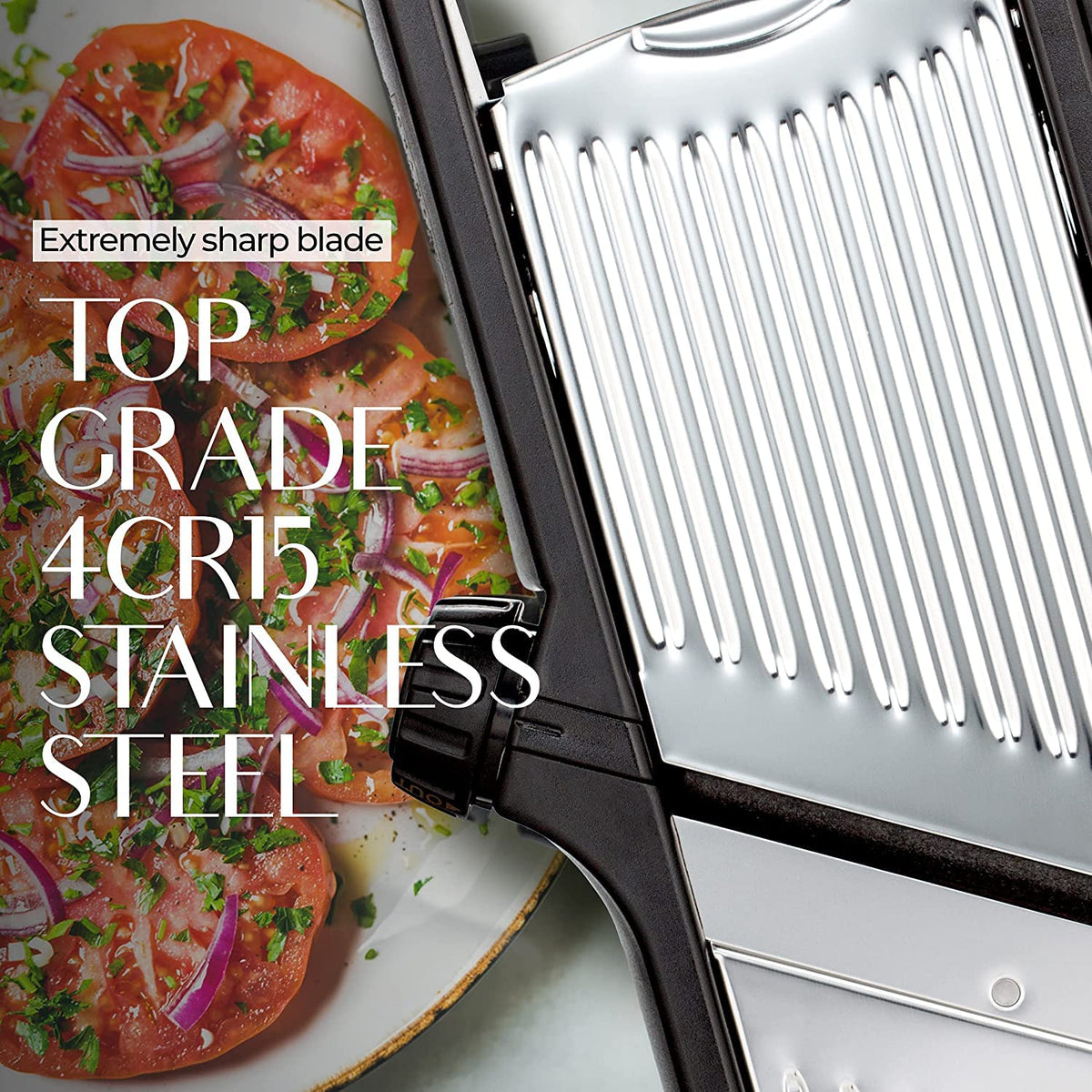 Gramercy Mandoline dishwasher-safe design enables quick cleanup