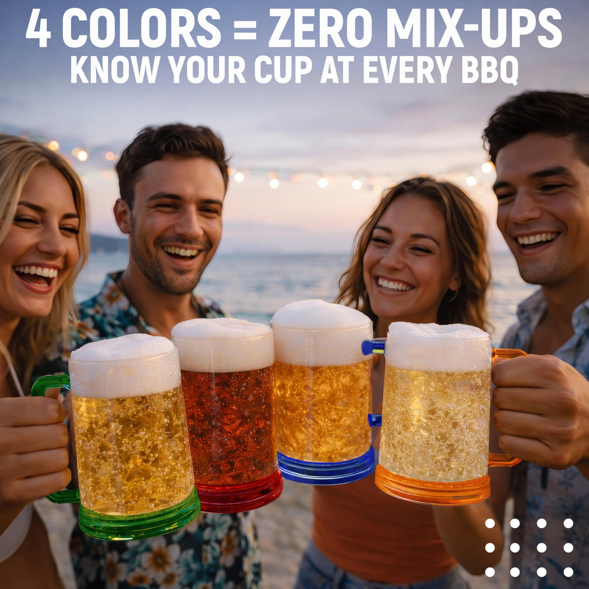 Granatan beer mugs feature ergonomic handles for comfortable handling
