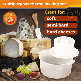 Grand Way cheese-making kit complete for semi-hard and hard cheeses.