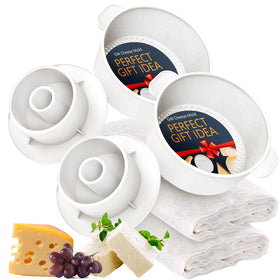 Grand Way cheese mold 1.6QT setup for DIY cheesemaking at home.