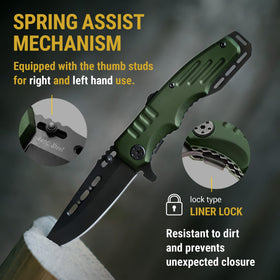Grand Way compact edc knife ideal for camping and everyday use