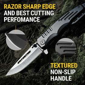 Grand Way compact folding knife designed for belt or pocket carry.