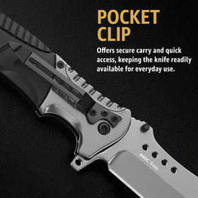 Compact kitchen helper for soft cheeses and snacks with Grand Way knife