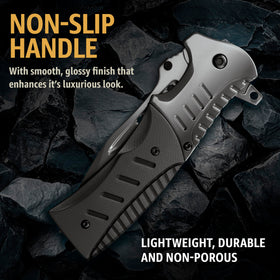 Liner lock keeps the blade secure during every task