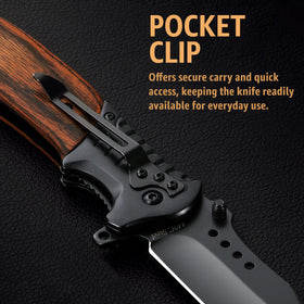 Grand Way multi-use EDC knife suitable for camping, hunting, and everyday tasks