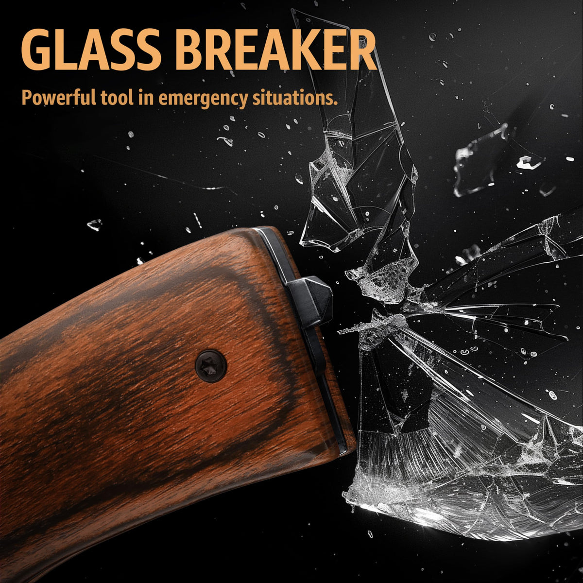 Grand Way knife thumb studs enable one-handed blade opening