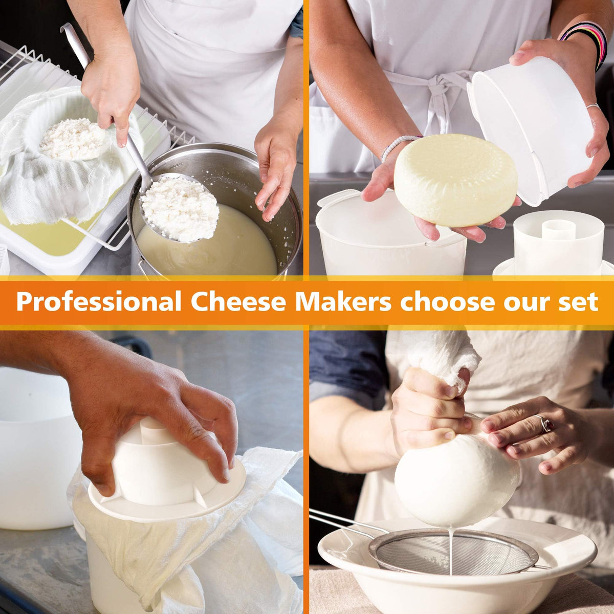 Grand Way recipe eBook QR code adds extra cheesemaking ideas.