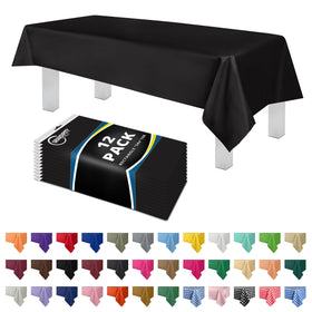 Grandipity 12-pack tablecloth unfolded showing full 54x108 inch coverage for large tables