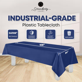 Grandipity disposable six-pack tablecloth for quick event cleanup