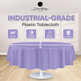 Grandipity disposable tablecloths enable easy cleanup after gatherings and crafts.