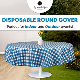 Grandipity indoor and outdoor tablecloth used for casual dining and celebrations.
