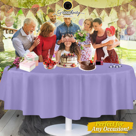 Grandipity tablecloth suitable for indoor and outdoor use at celebrations.