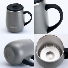GRANDTIES ergonomic handle offers comfortable grip during commutes or office hours.
