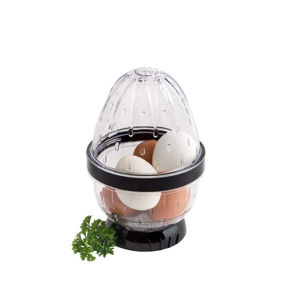 Grania EZ Egg Stripper Deluxe egg-peeler kit demonstrates compact peeling setup for fast results.