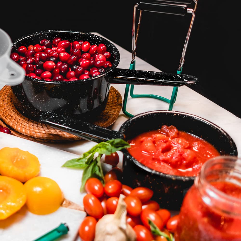 Granite Ware nonstick porcelain surface provides easy food release.