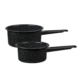 Granite Ware 1qt saucepan ideal for quick sauces and small batches.