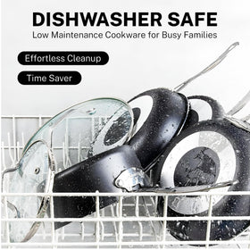 Granitestone bakeware and utensils for versatile baking.