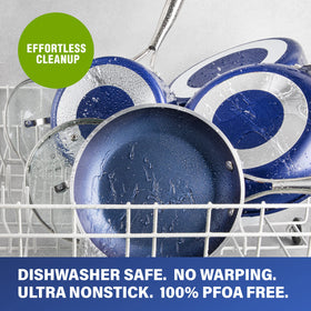 Granitestone dishwasher-safe cookware for quick cleanup after cooking.