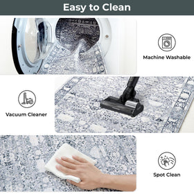 GRANNY SAYS waterproof stain-proof fabric keeps kitchen floors fresh