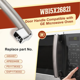 GREALTH WB15X26821 door handle in-pack with screws for easy replacement