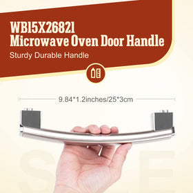 GREALTH WB15X26821 door handle side view highlighting robust construction for microwaves