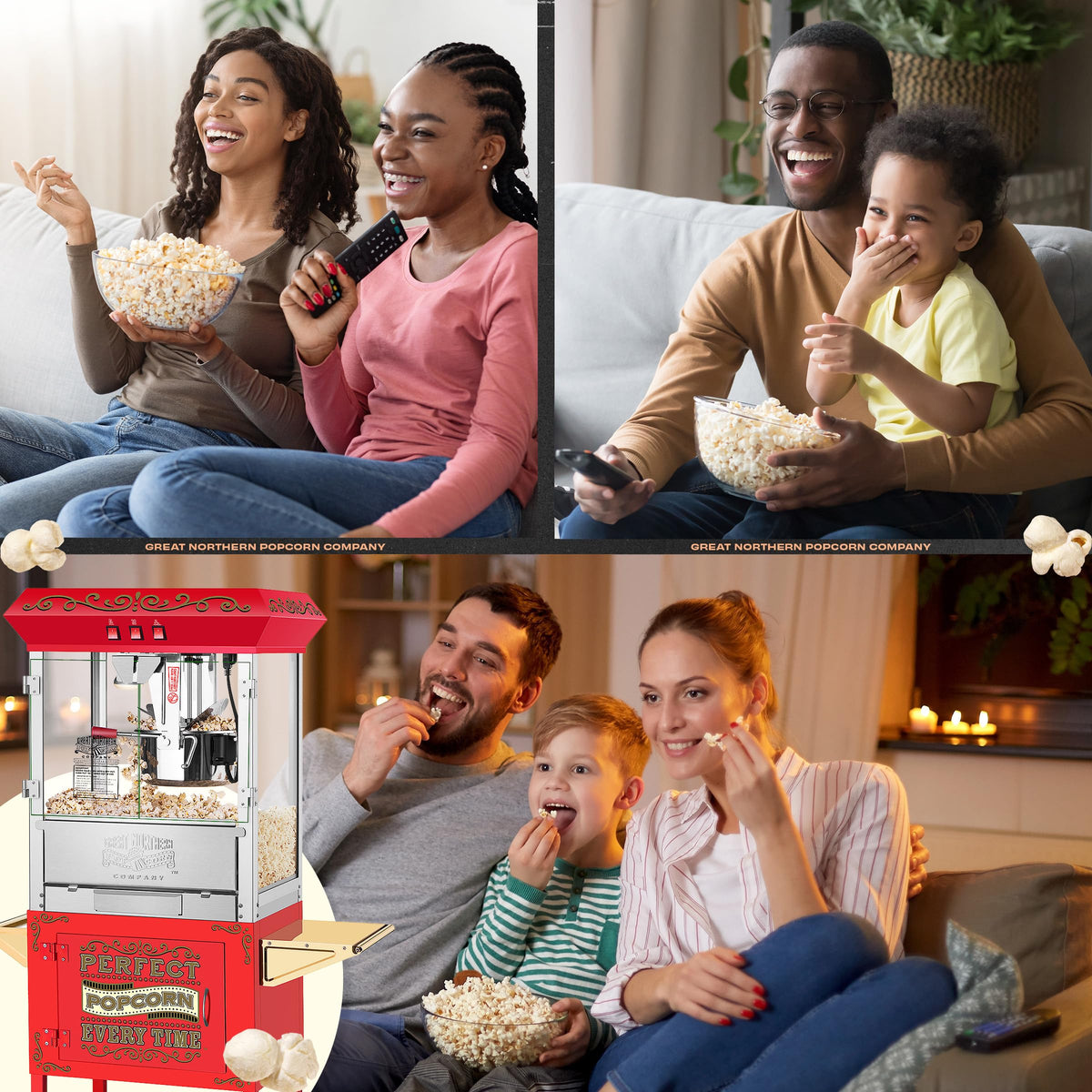 Great Northern 5995 portable cart setup for at-home movie nights