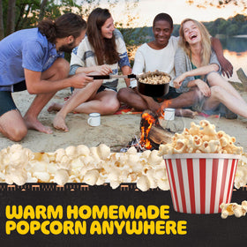 Four-quart yield from Great Northern Popcorn Popper in minutes